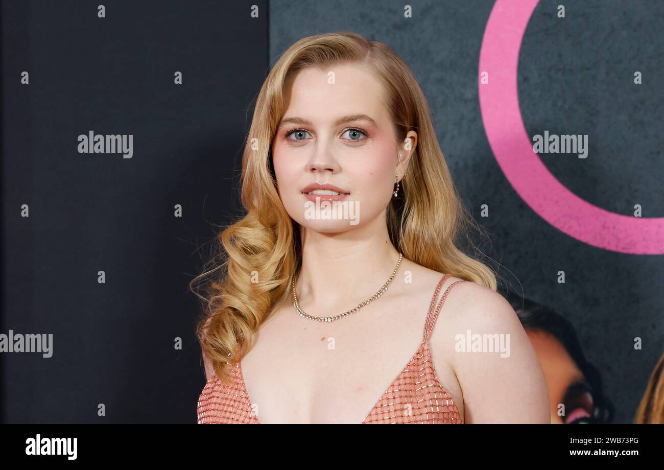 New York, United States. 08th Jan, 2024. Angourie Rice arrives on the