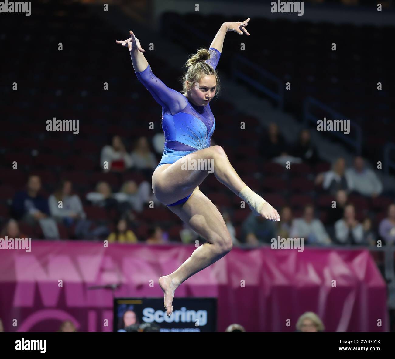 Katelyn Rosen Las Vegas, NV, USA. 6th Jan, 2024. UCLA's Katelyn Rosen performs her ...
