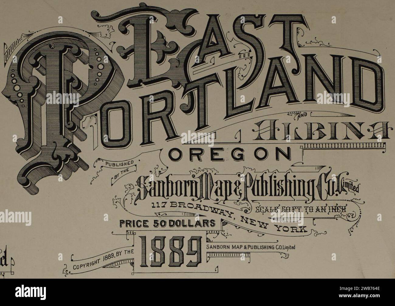 Multnomah county map hi-res stock photography and images - Alamy