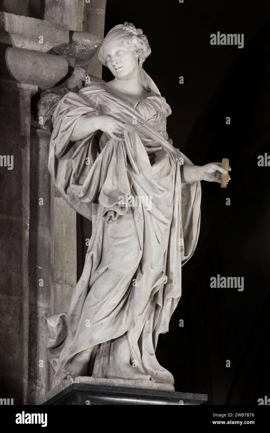 Jan van Delen - Allegory of Prudence. Stock Photo