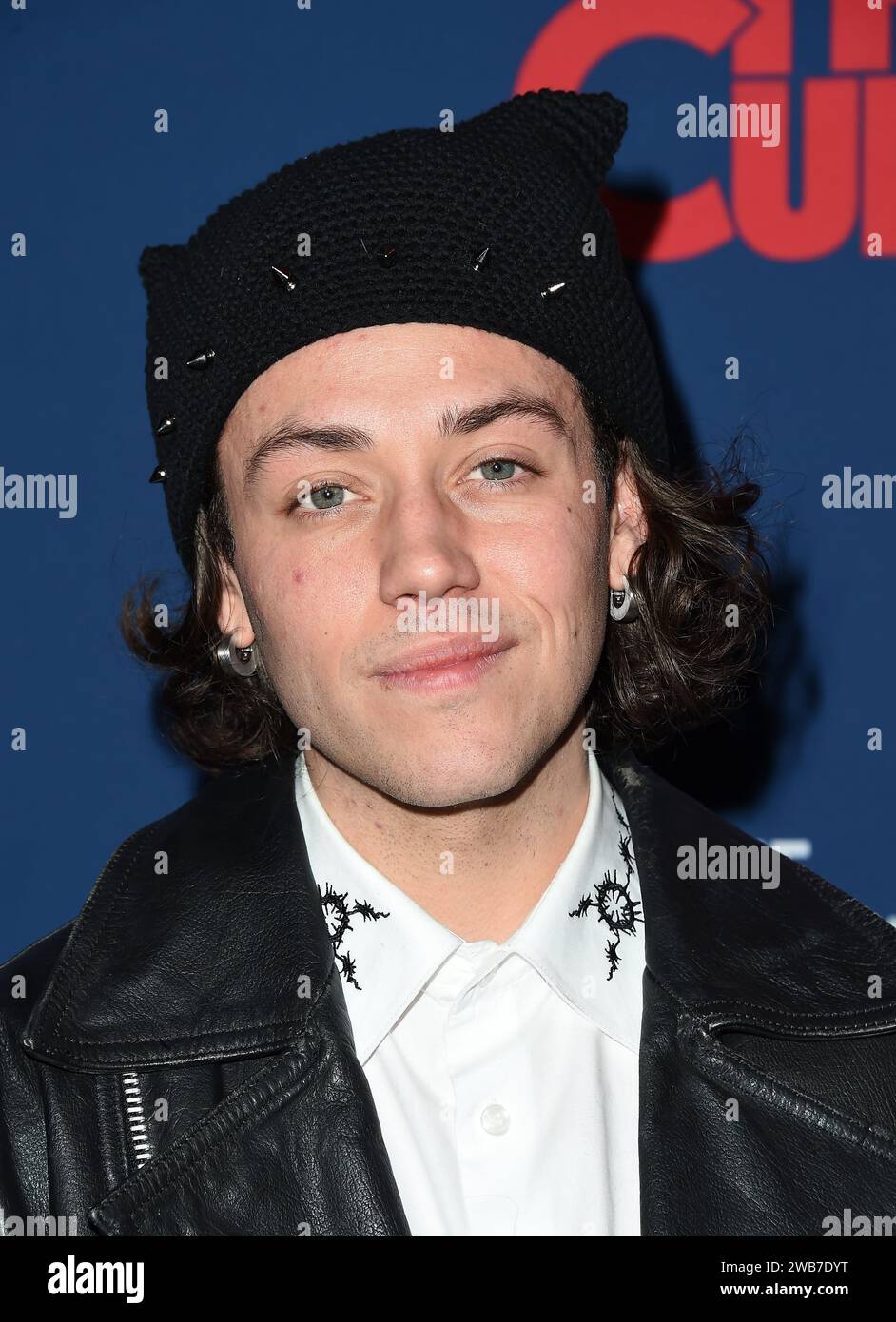 Beverly Hills, USA. 08th Jan, 2024. Ethan Cutkosky arriving to A24 and