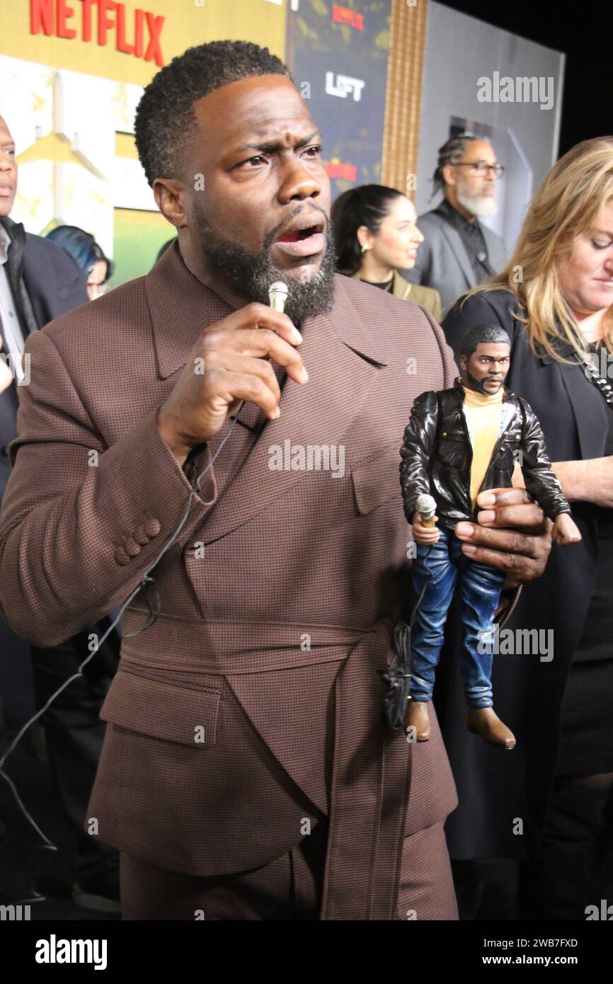 New York, NY, USA. 8th Jan, 2024. Kevin Hart at the Netflix world