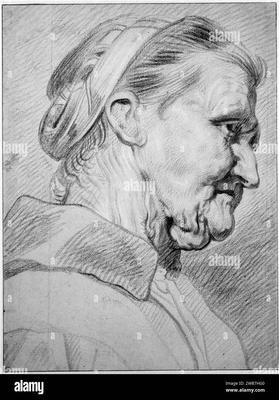 Peter Paul Rubens - Study of an old woman in profile Stock Photo - Alamy