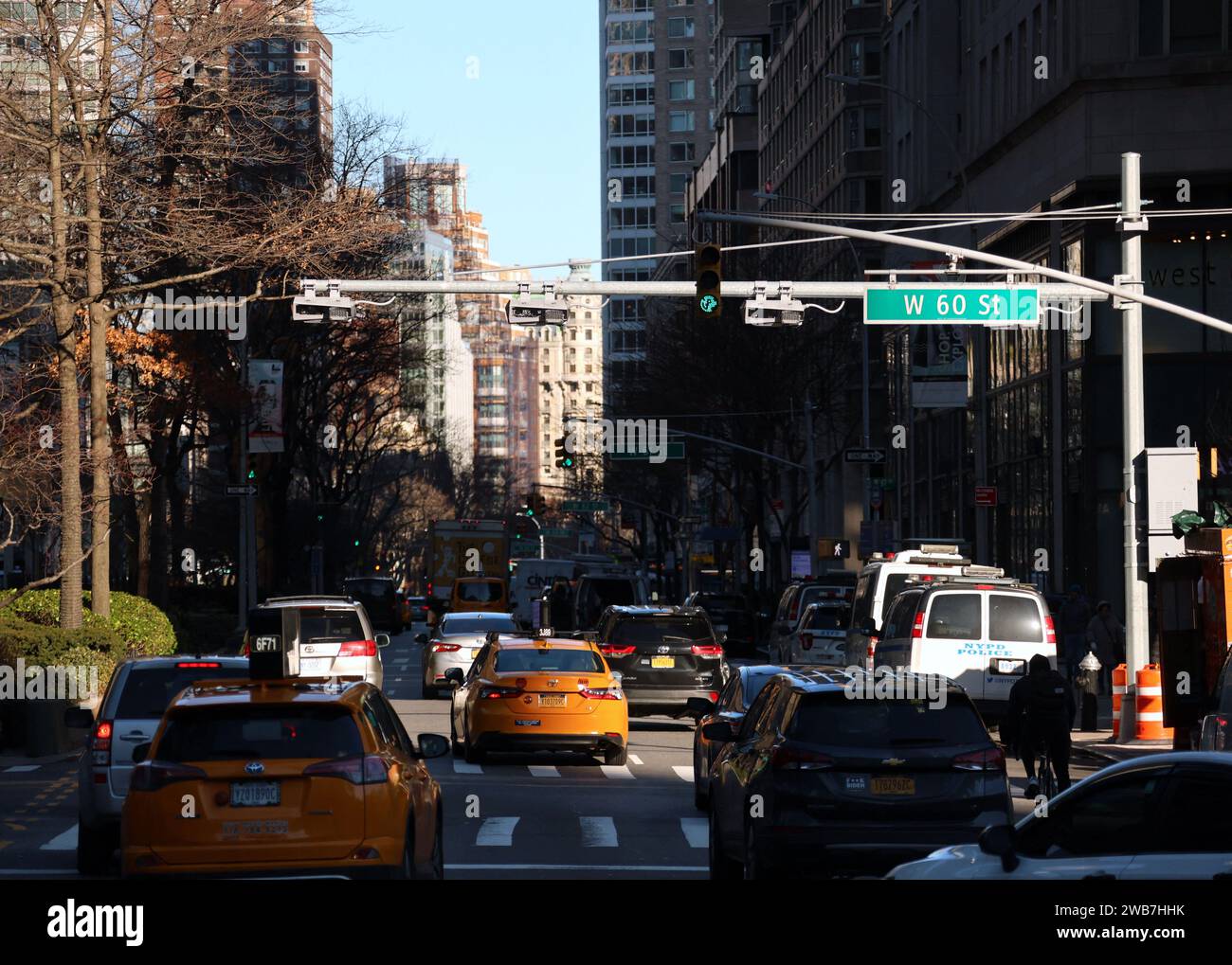 New York City, United States. 08th Jan, 2024. New congestion tolls