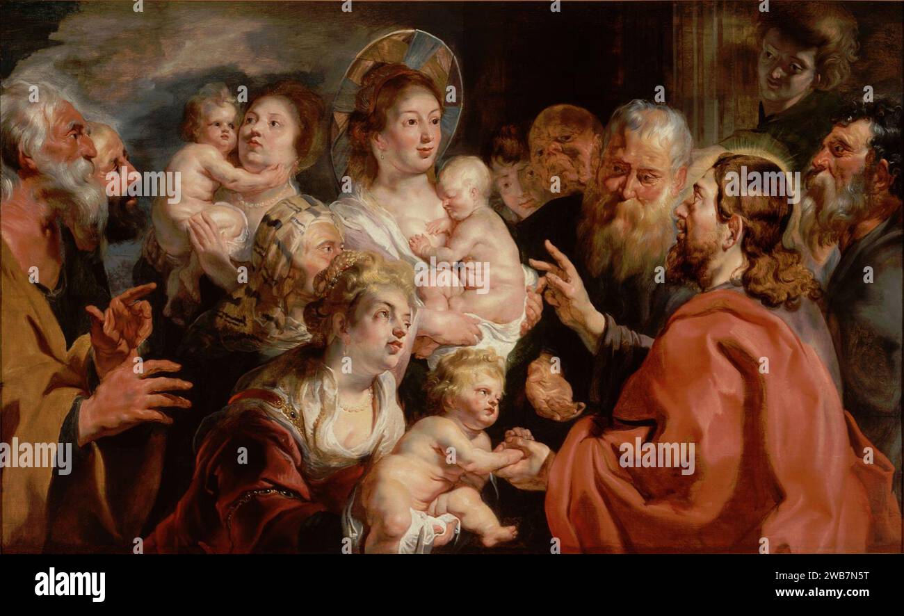 Suffer The Little Children To Come Unto Me Stock Photo Alamy Suffer the little children to come unto me stock photo alamy