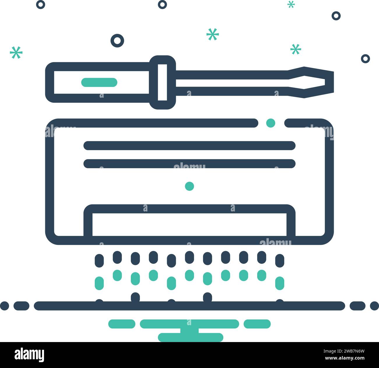Icon for ac service,cleaner Stock Vector