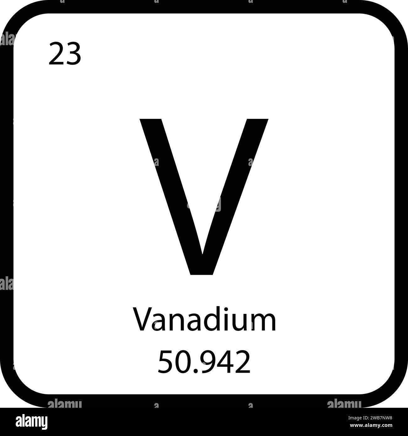 Vanadium icon vektor illustration design Stock Vector Image & Art Alamy