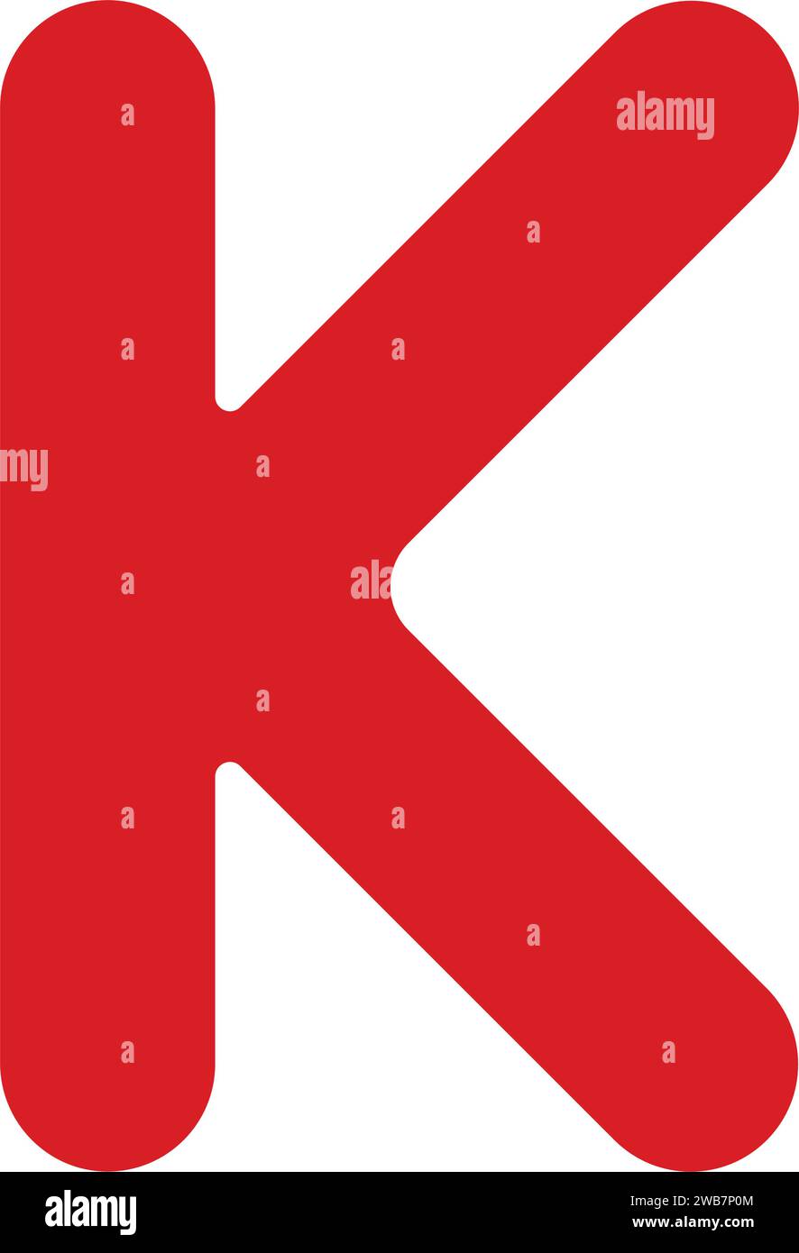 letter k logo icon vector illustration design Stock Vector