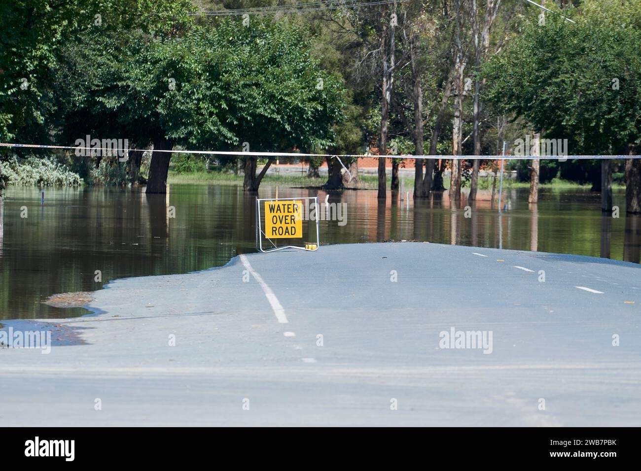 Rochester, Victoria, Australia, 9th January 2024, The main road in