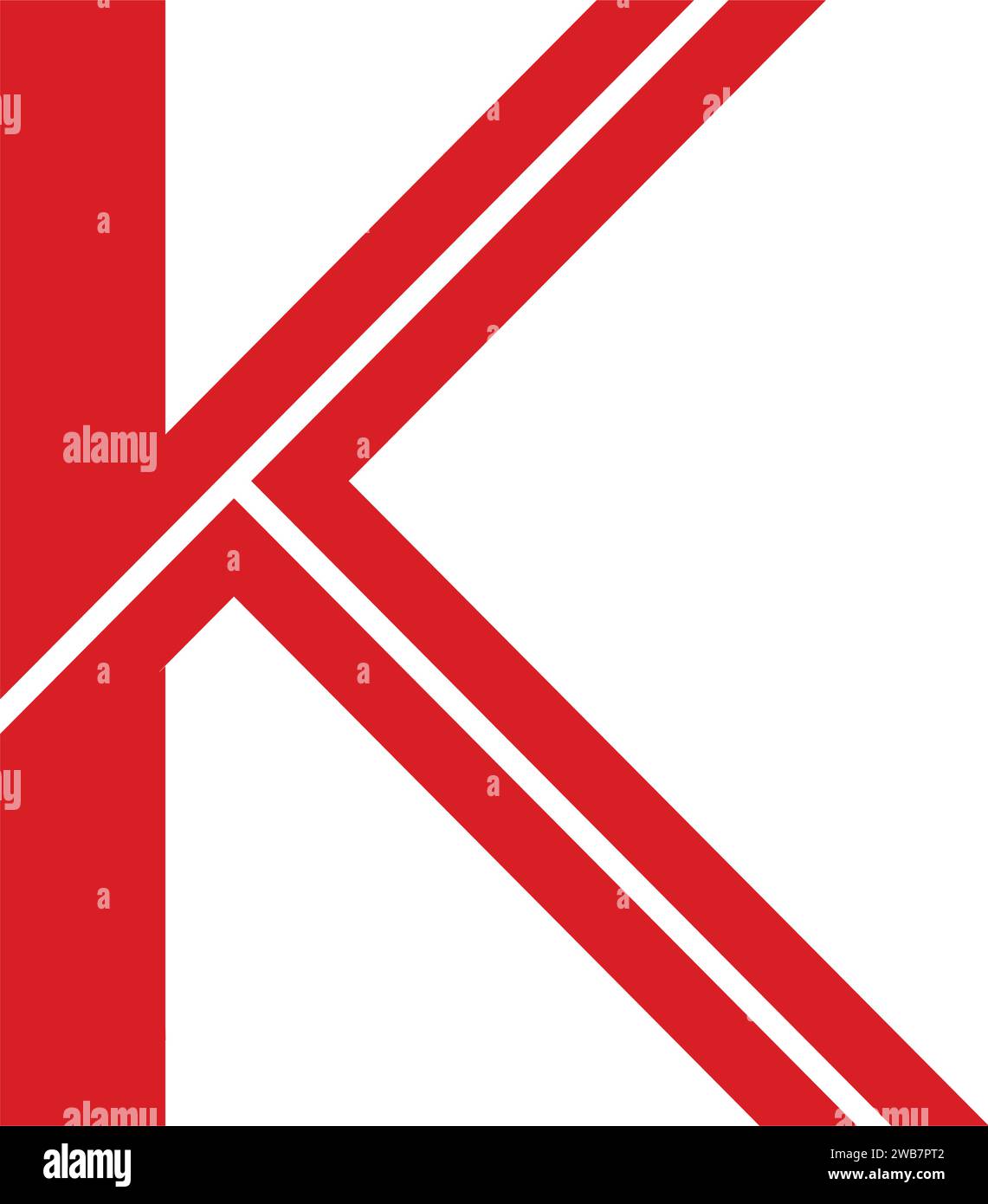 letter k logo icon vector illustration design Stock Vector