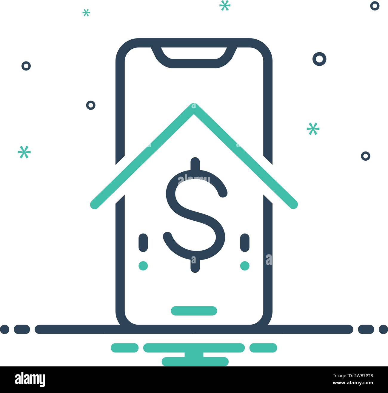 Mobile payment icon Stock Vector Image & Art - Alamy