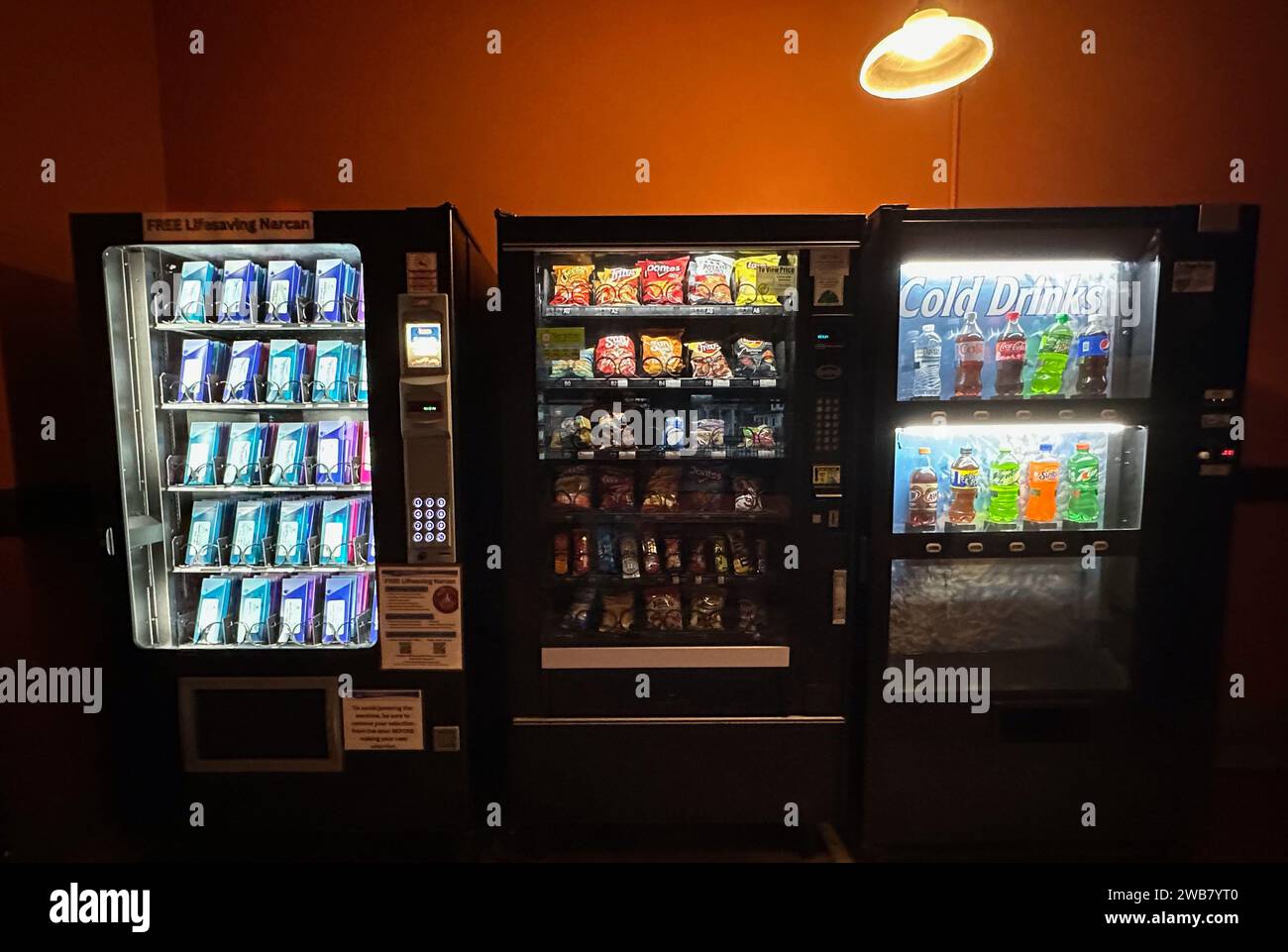 Racine, Wisconsin, USA. 8th Jan, 2024. Narcan, to help treat drug overdoses, is now available in