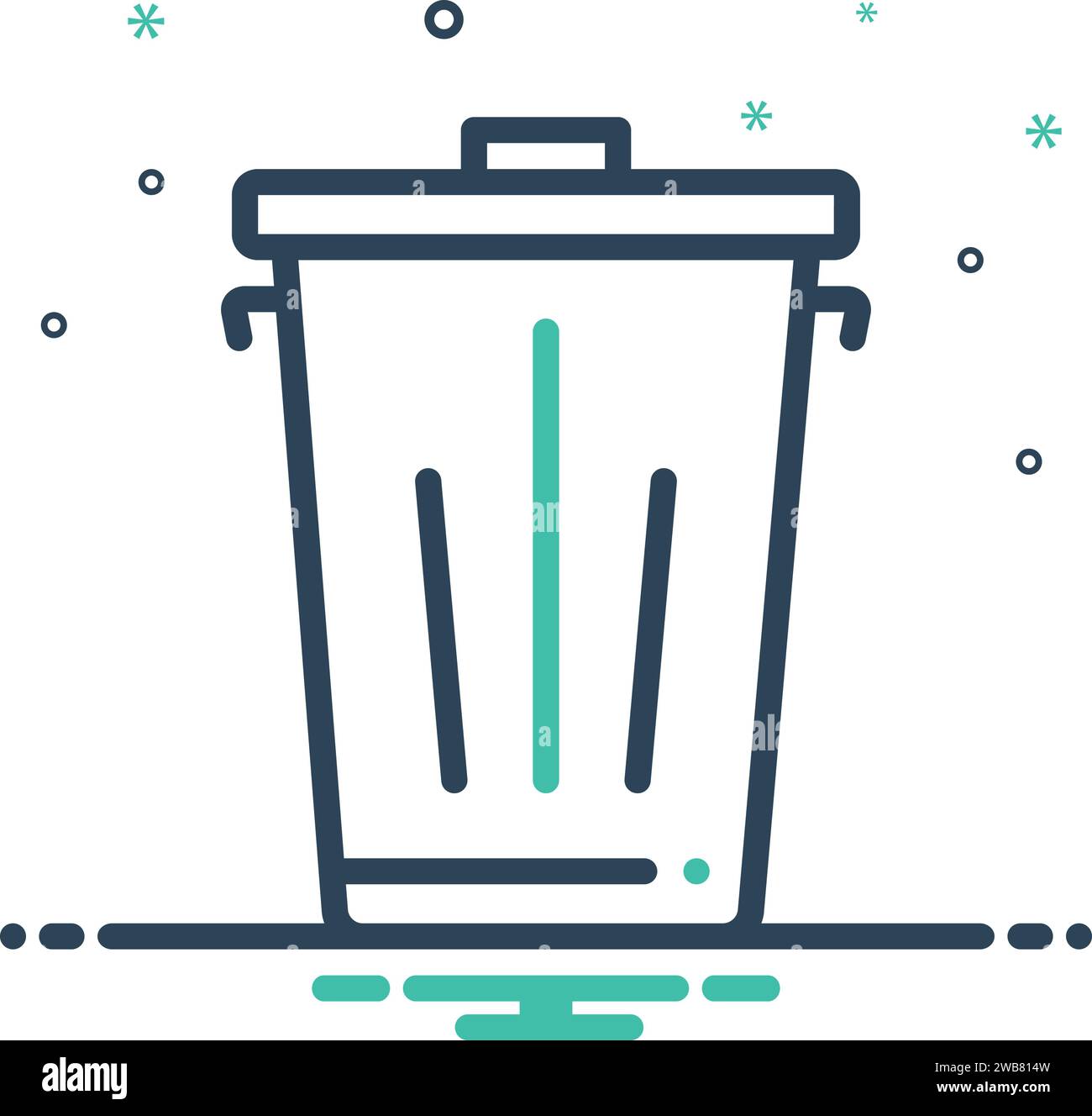 Icon for trash,dustbin Stock Vector Image & Art - Alamy