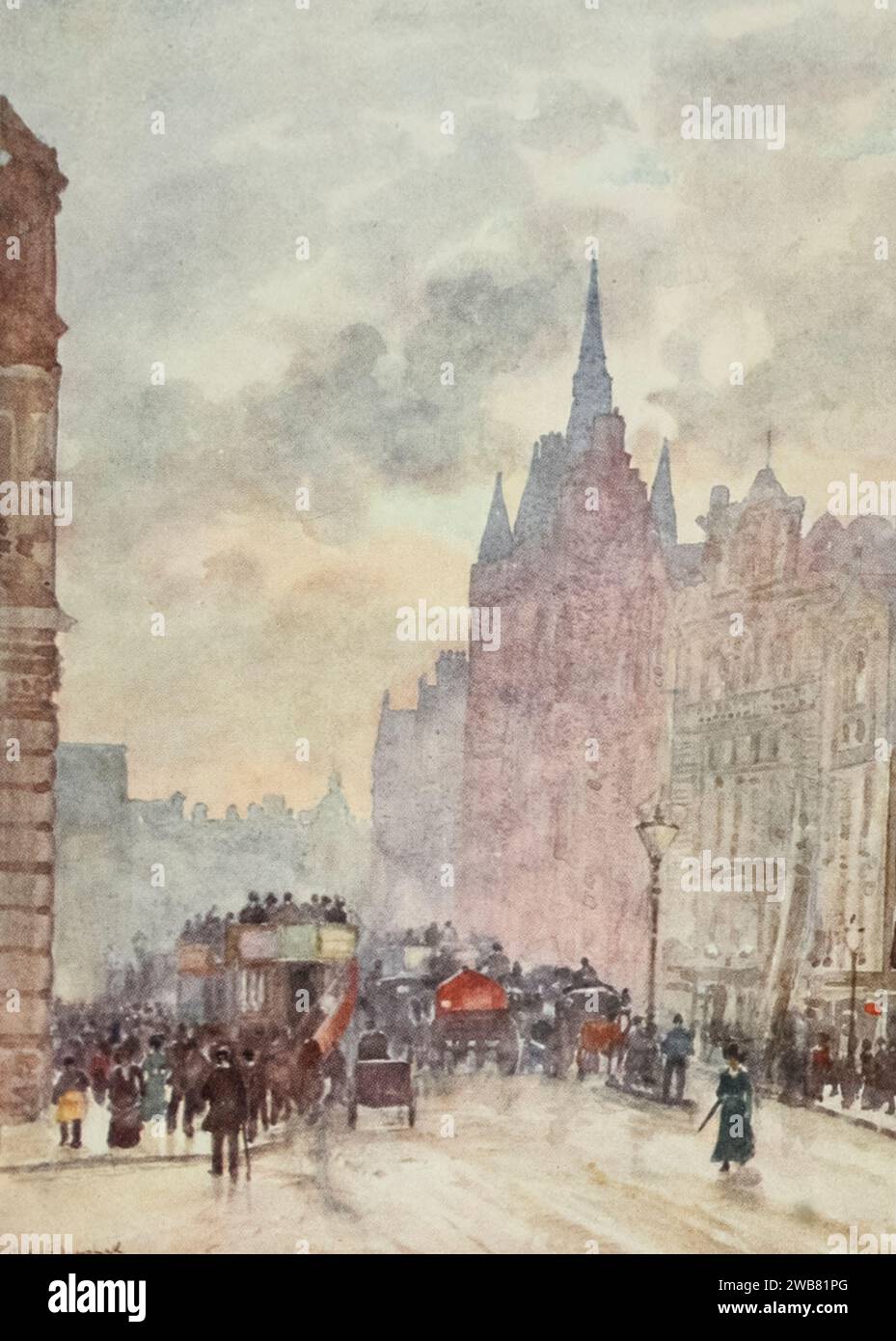 Holborn Hill painting by Herbert Marshall, 1905 Herbert Menzies Marshall (1 August 1841 – 2 March 1913) was an English watercolour painter and illustrator, and earlier in life a cricket player. Stock Photo