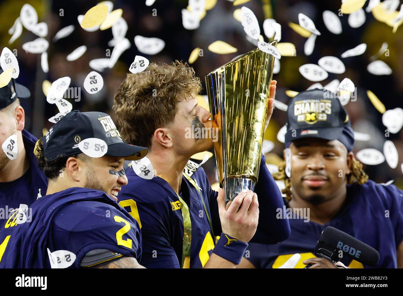 January 8, 2024 Michigan Wolverines quarterback J.J. McCarthy (9