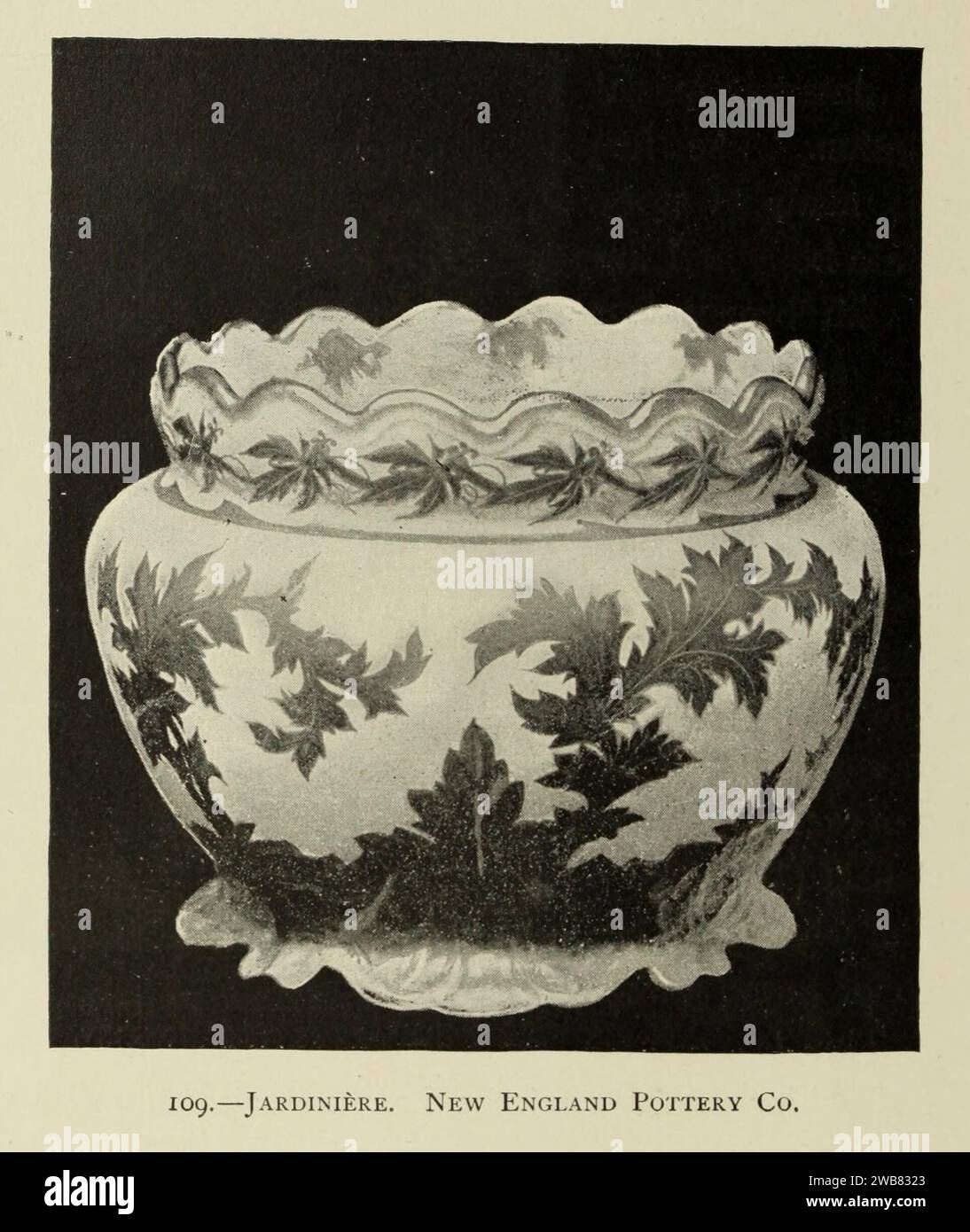 Jardiniere. New England Pottery Company Stock Photo - Alamy
