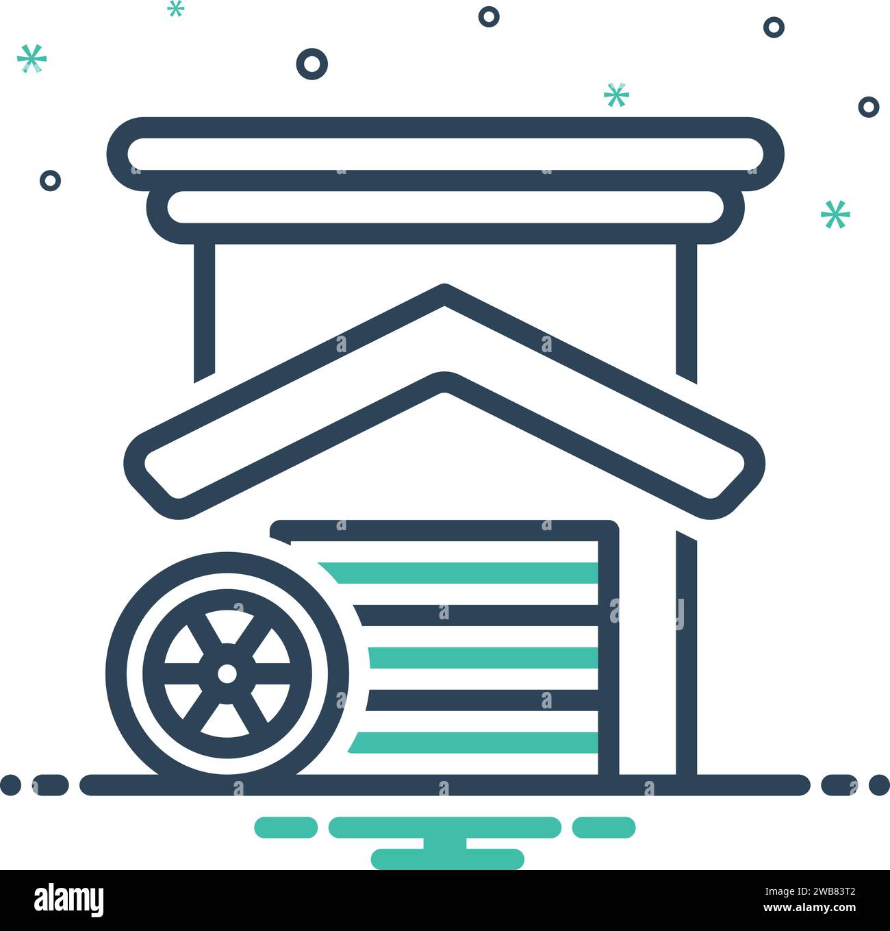 Icon for Garage,parking Stock Vector Image & Art - Alamy