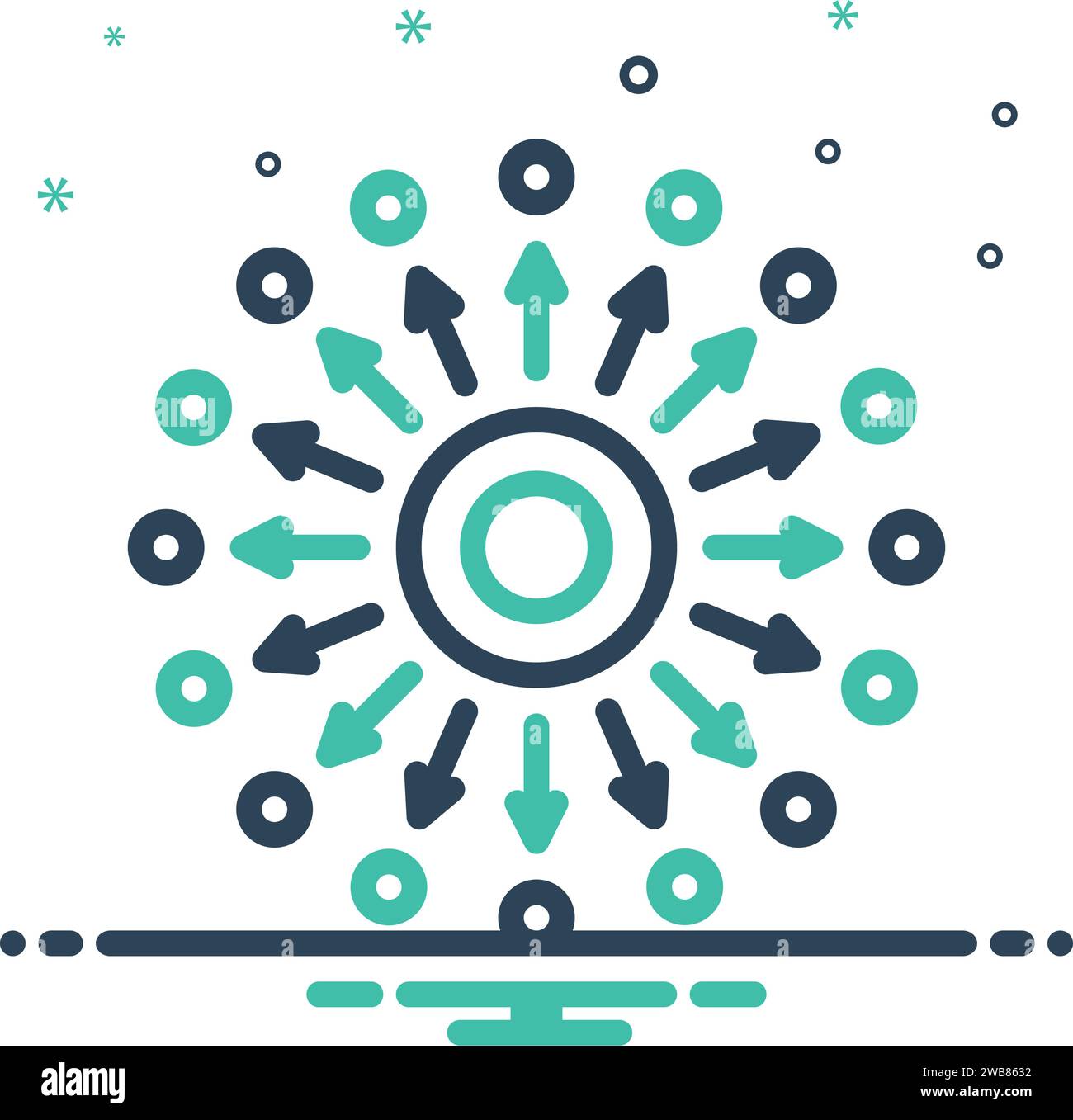 Icon for diffusion,spreading Stock Vector Image & Art - Alamy