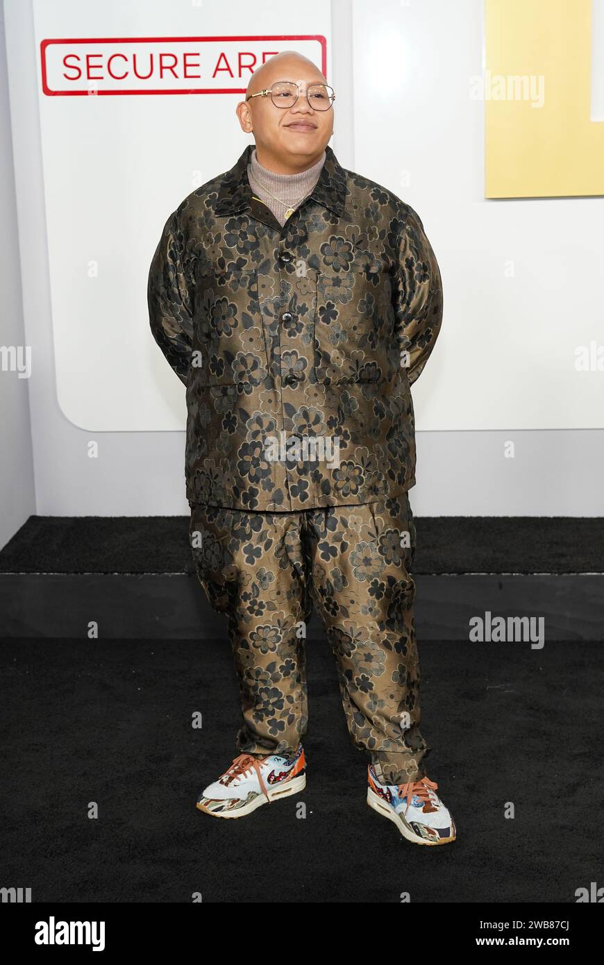 New York, United States. 08th Jan, 2024. Jacob Batalon is attending the world premiere of Netflix's ''Lift'' at Jazz at Lincoln Center in New York City, on January 8, 2024. (Photo by John Nacion/NurPhoto)0 Credit: NurPhoto SRL/Alamy Live News Stock Photo