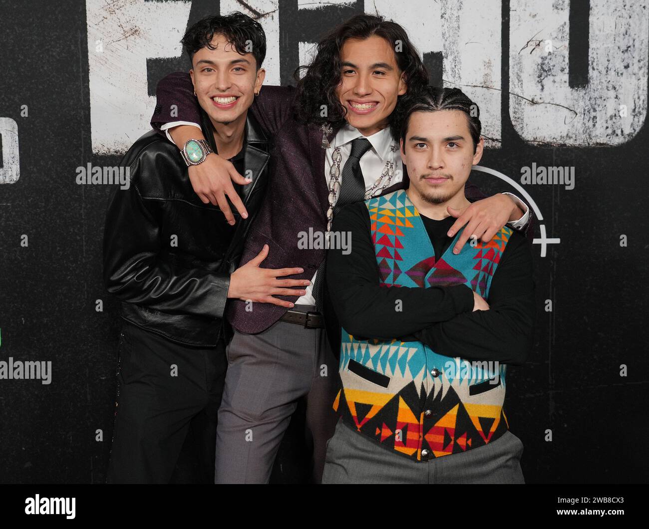 Los Angeles, USA. 10th Dec, 2023. (LR) Kauchani Bratt, Kusem Goodwind, and Devin SampsonCraig