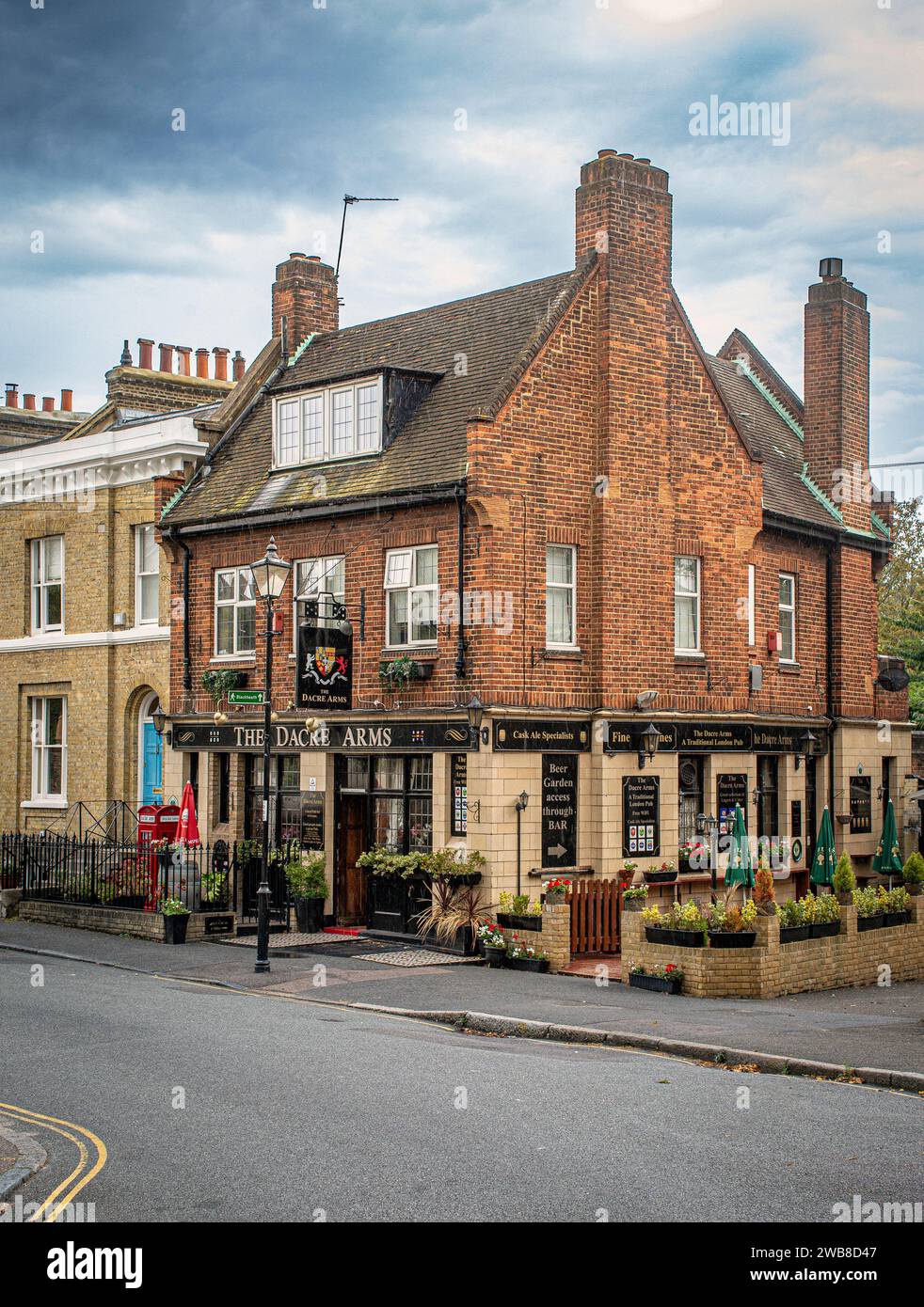 Exterior of The Dacre Arms traditional London pub in Blackheath,London ,United Kingdom Stock