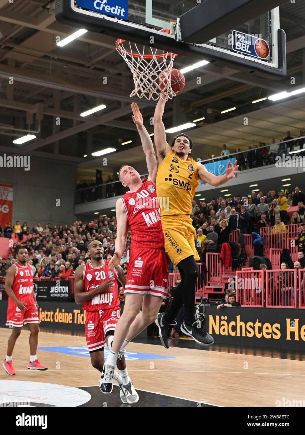 Tuebingen, Deutschland. 08th Jan, 2024. Zaccheus DarkoKelly (Tigers