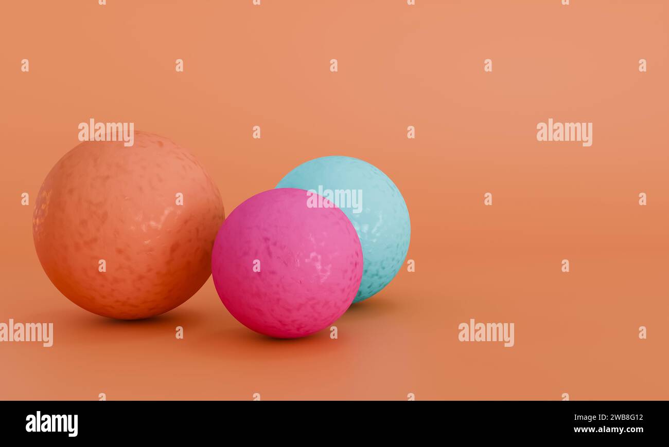 Abstract background realistic 3d spheres hi-res stock photography and ...