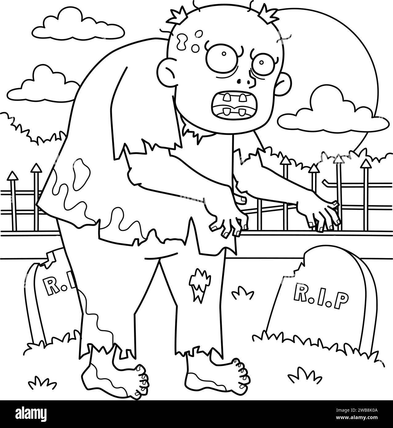 zombie-big-man-coloring-page-for-kids-stock-vector-image-art-alamy