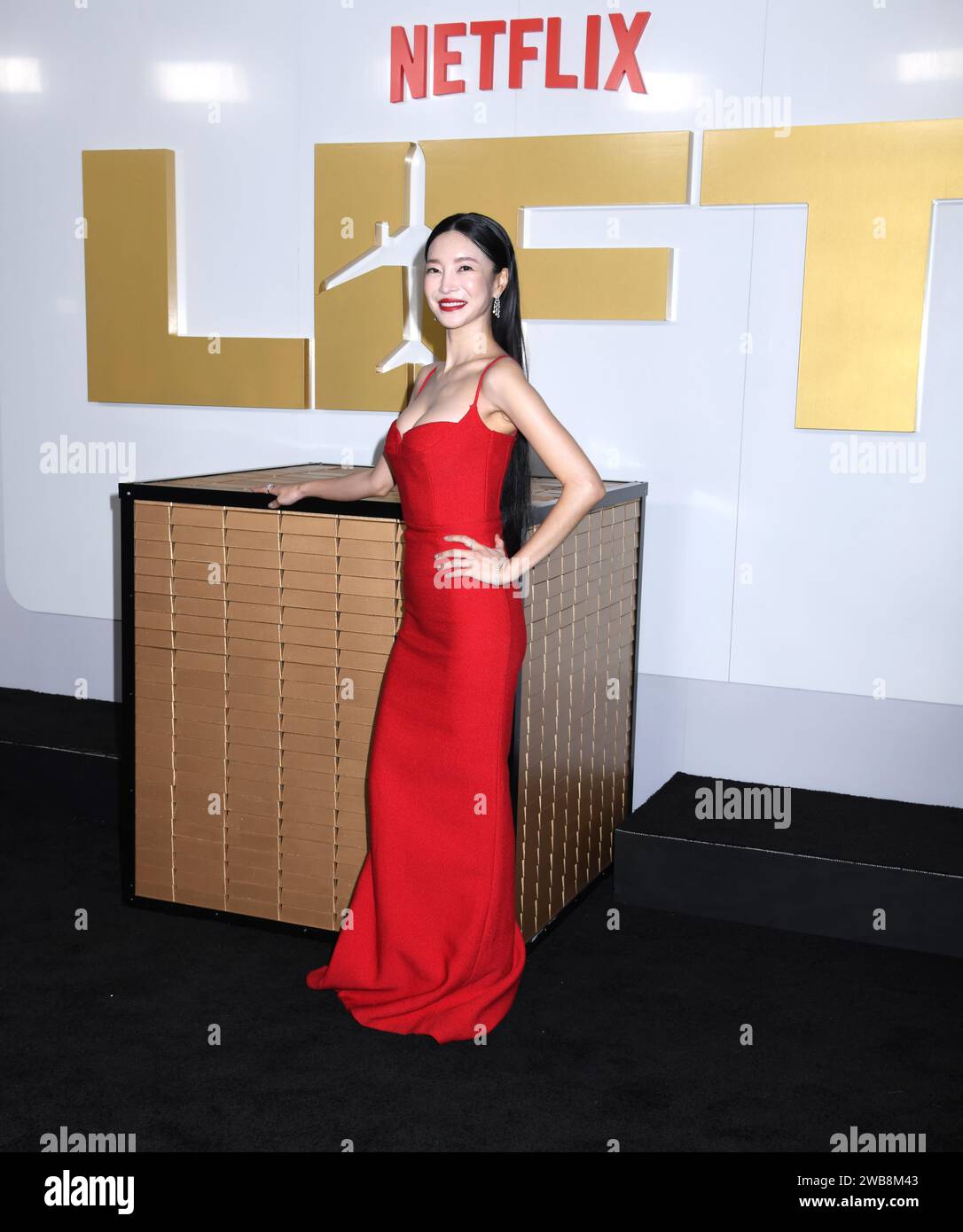 January 8, 2024, New York, New York, Usa: Yun Jee Kim attends the World Premiere of Netflix's 'Lift' at Jazz at Lincoln Center in New York. (Credit Image: © Photo Image Press via ZUMA Press Wire) EDITORIAL USAGE ONLY! Not for Commercial USAGE! Stock Photo