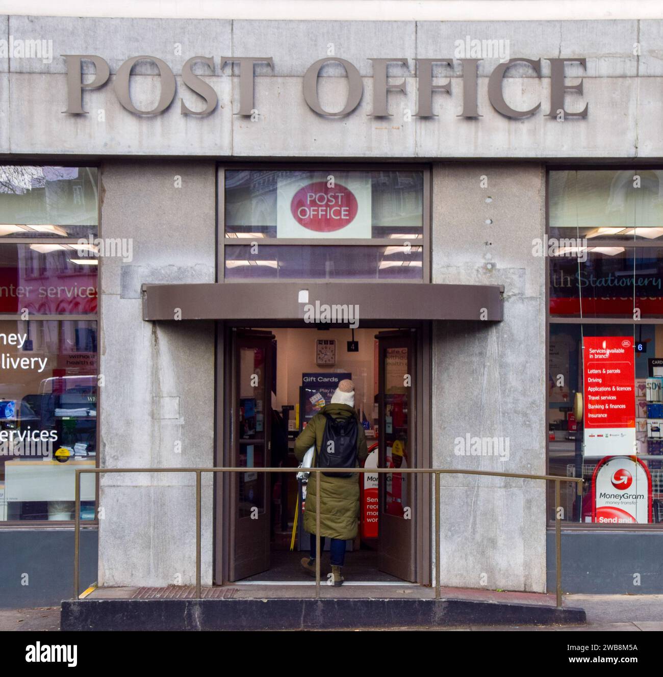 London, UK. 9th January 2024. Exterior view of the Mount Pleasant Post