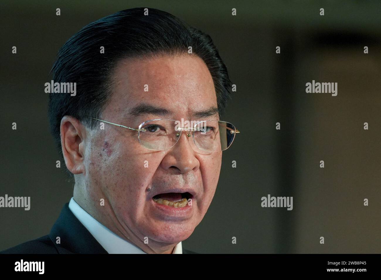 Taipei, Taiwan. 09th Jan, 2024. Joseph Wu, Taiwanese Foreign minister
