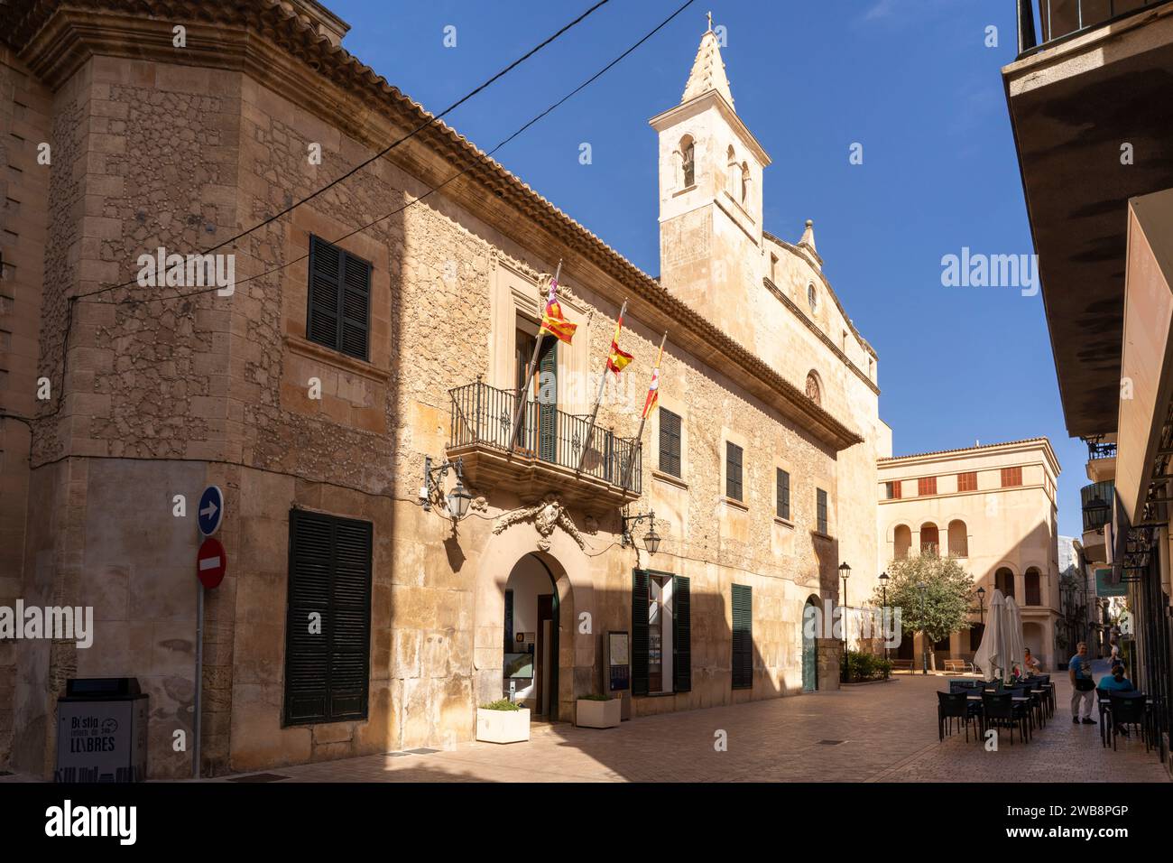 Church of San Vicente Ferrer, Manacor, Majorca, Balearic Islands, Spain Stock Photo