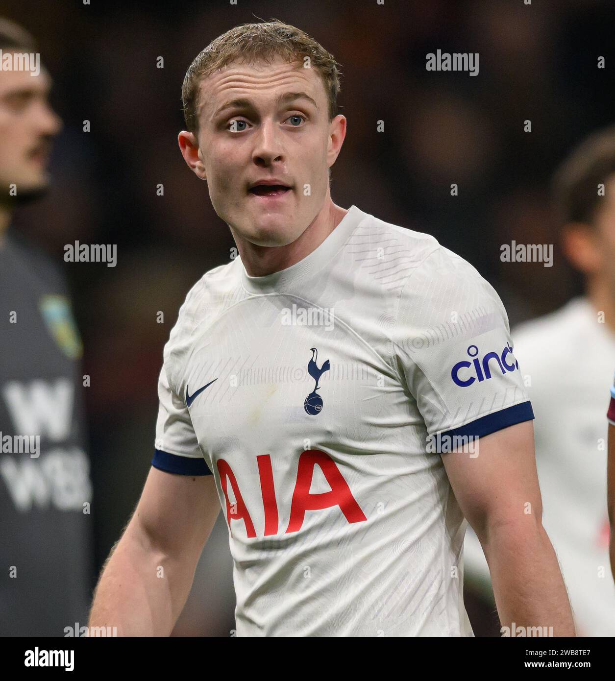 05 Jan 2024 - Tottenham Hotspur v Burnley - FA Cup Round 3 - Tottenham Hotspur Stadium. Tottenham's Oliver Skipp in action.  Picture : Mark Pain / Alamy Live News Stock Photo