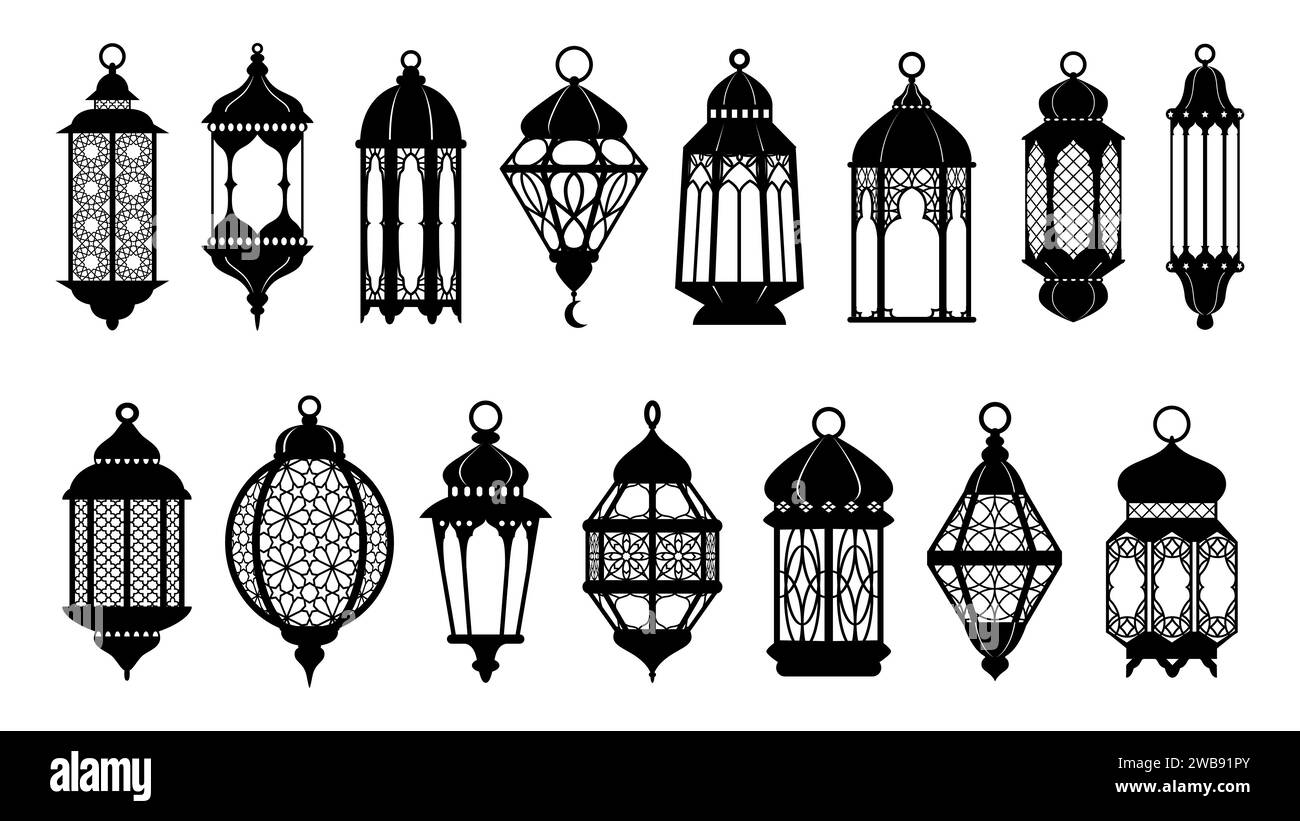 New Design Eid Decorations Metal Table Lamp Ornament Moon Light Islamic  Gift Ramadan Lamp Muslim Party Rama…