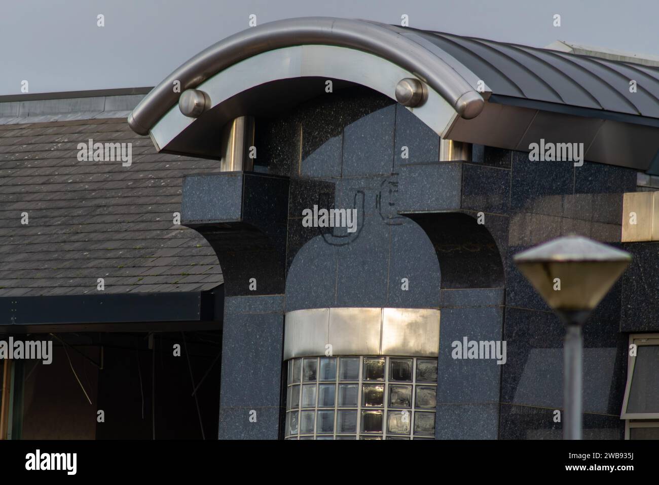 Belfast, United Kingdom, 09 01 2024, Demolition work continues on the