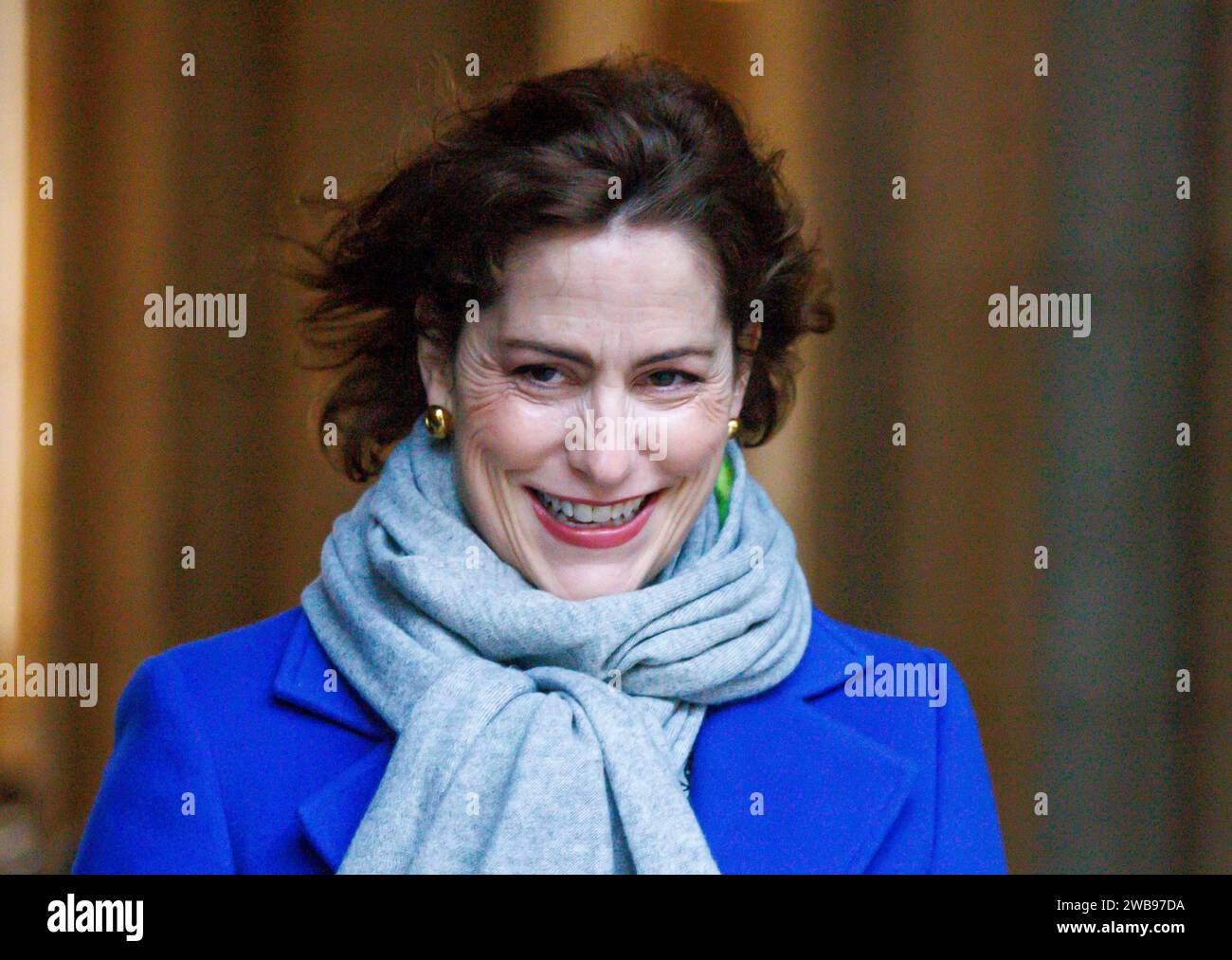 London, UK. 9th Jan, 2024. Victoria Atkins, Health Secretary, in