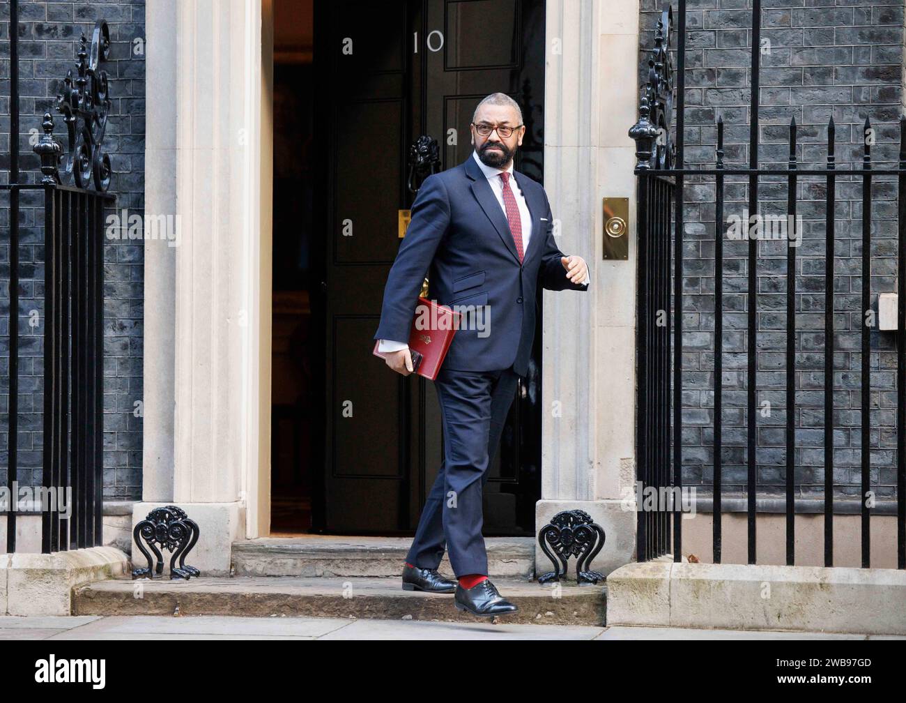 London UK 9th Jan 2024 James Cleverly Home Secretary In Downing   London Uk 9th Jan 2024 James Cleverly Home Secretary In Downing Street For The First Cabinet Meeting Of The Year Credit Mark Thomasalamy Live News 2WB97GD 