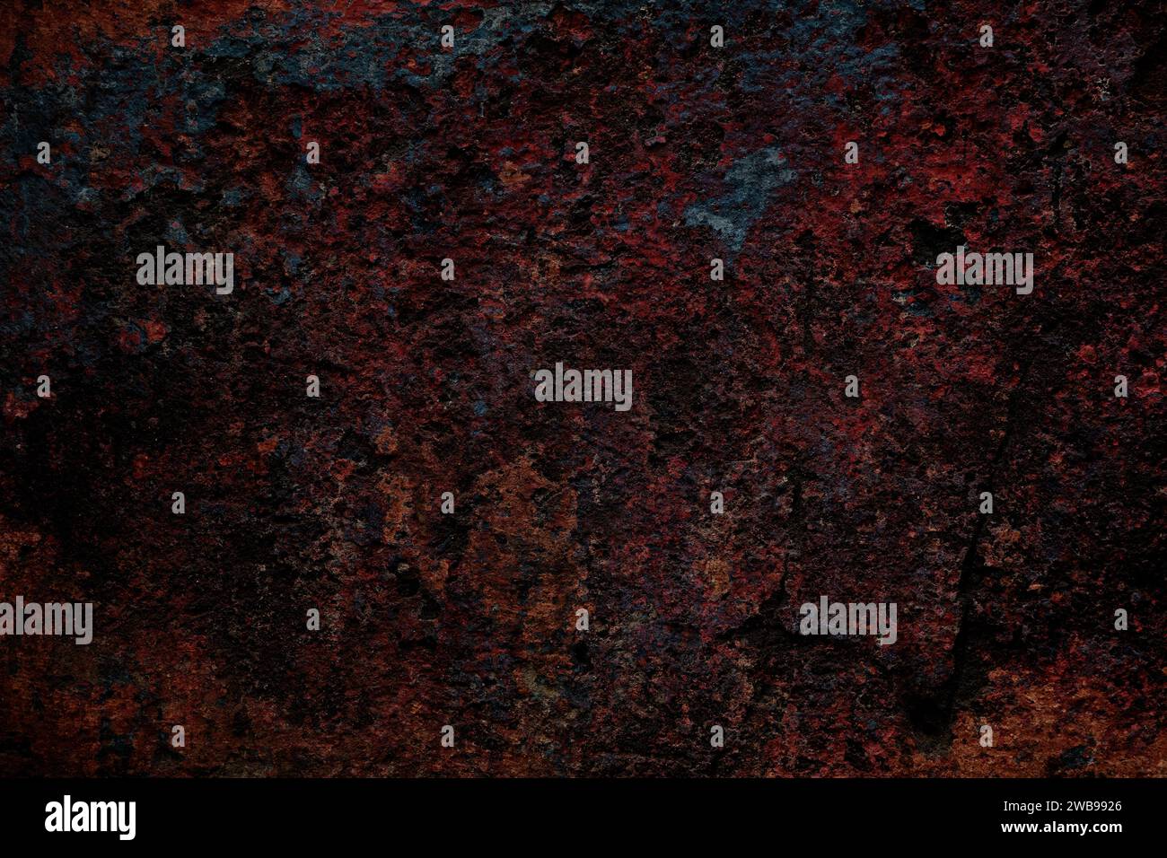 Dark wall background. Empty dark grunge colorful texture. Stock Photo