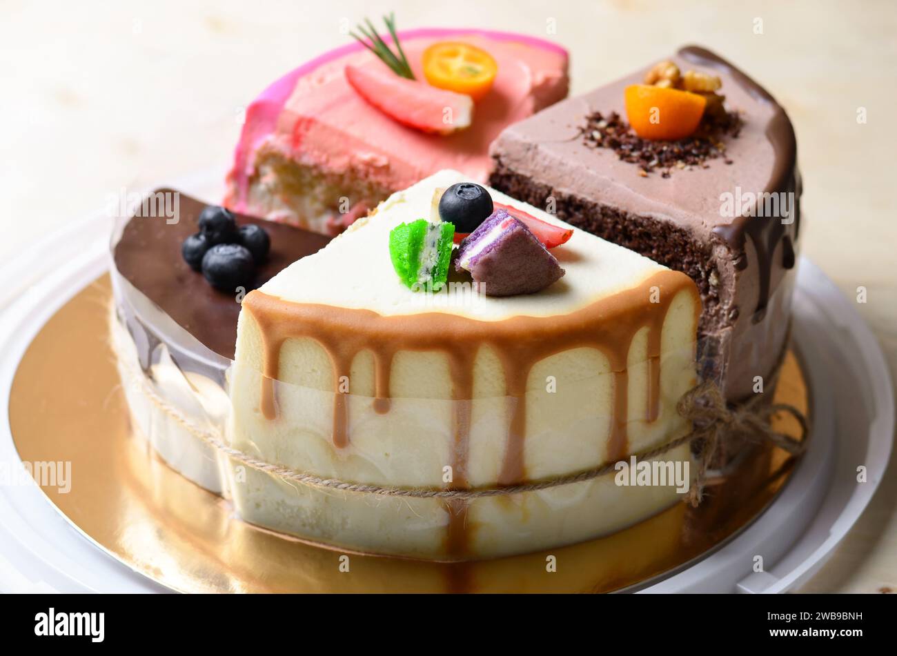 Asorted Cake Assorted different pieces cake hi-res stock photography and images - Alamy