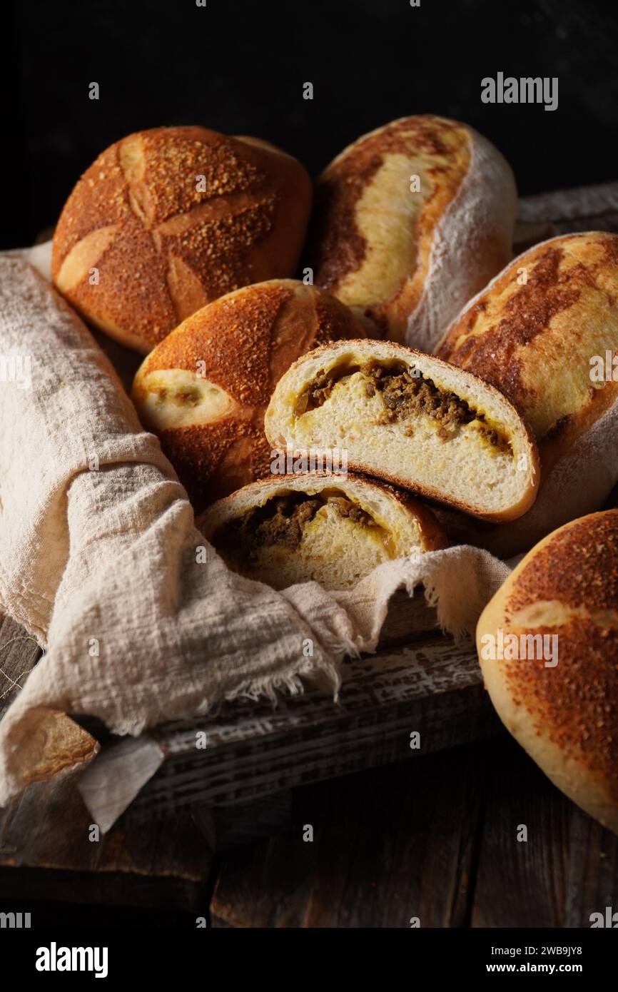 New images of breads and pastries in restaurants, high quality images