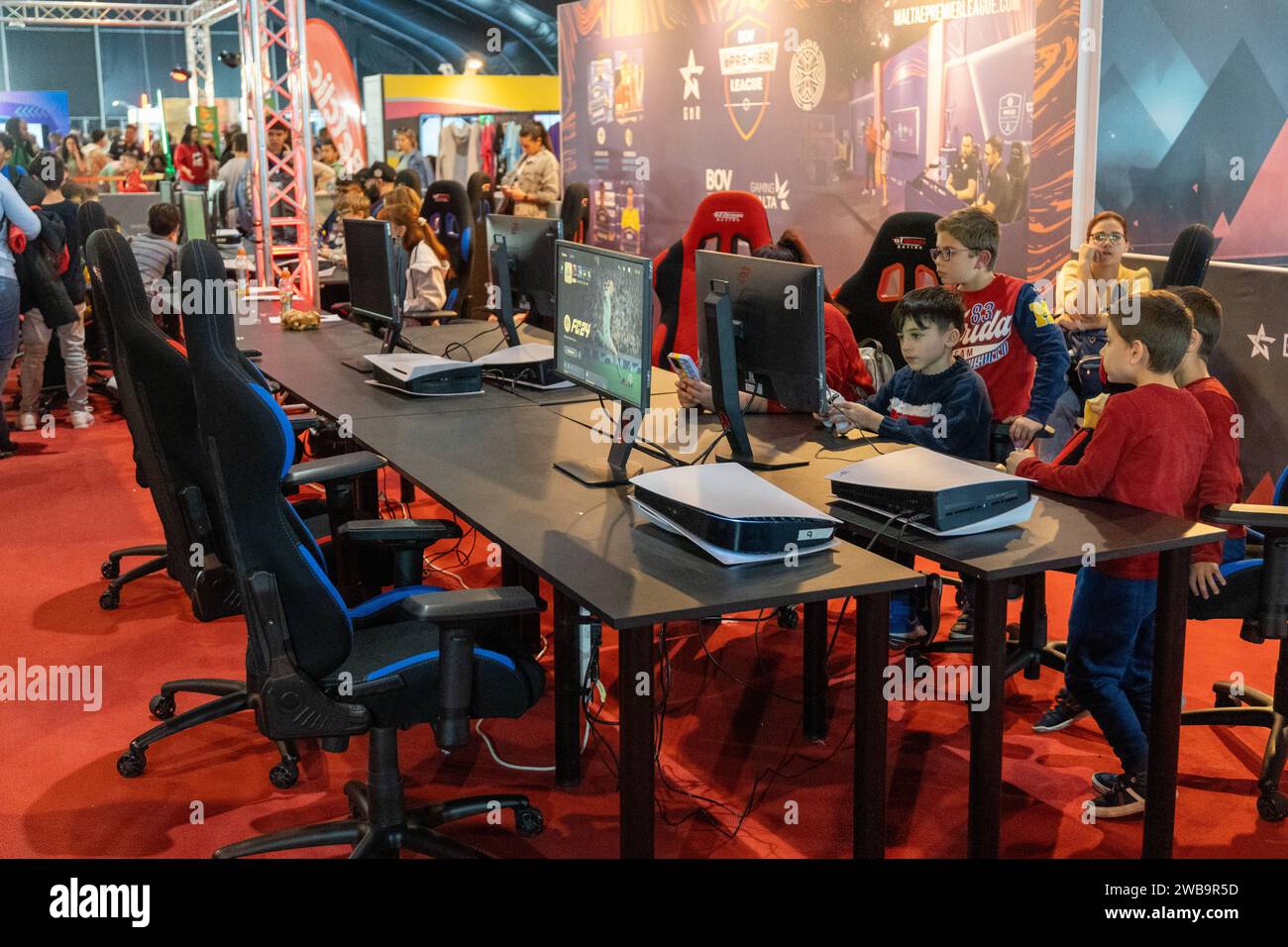 Malta - December 3, 2023: Impressions of Playcon 2023 in Malta, the