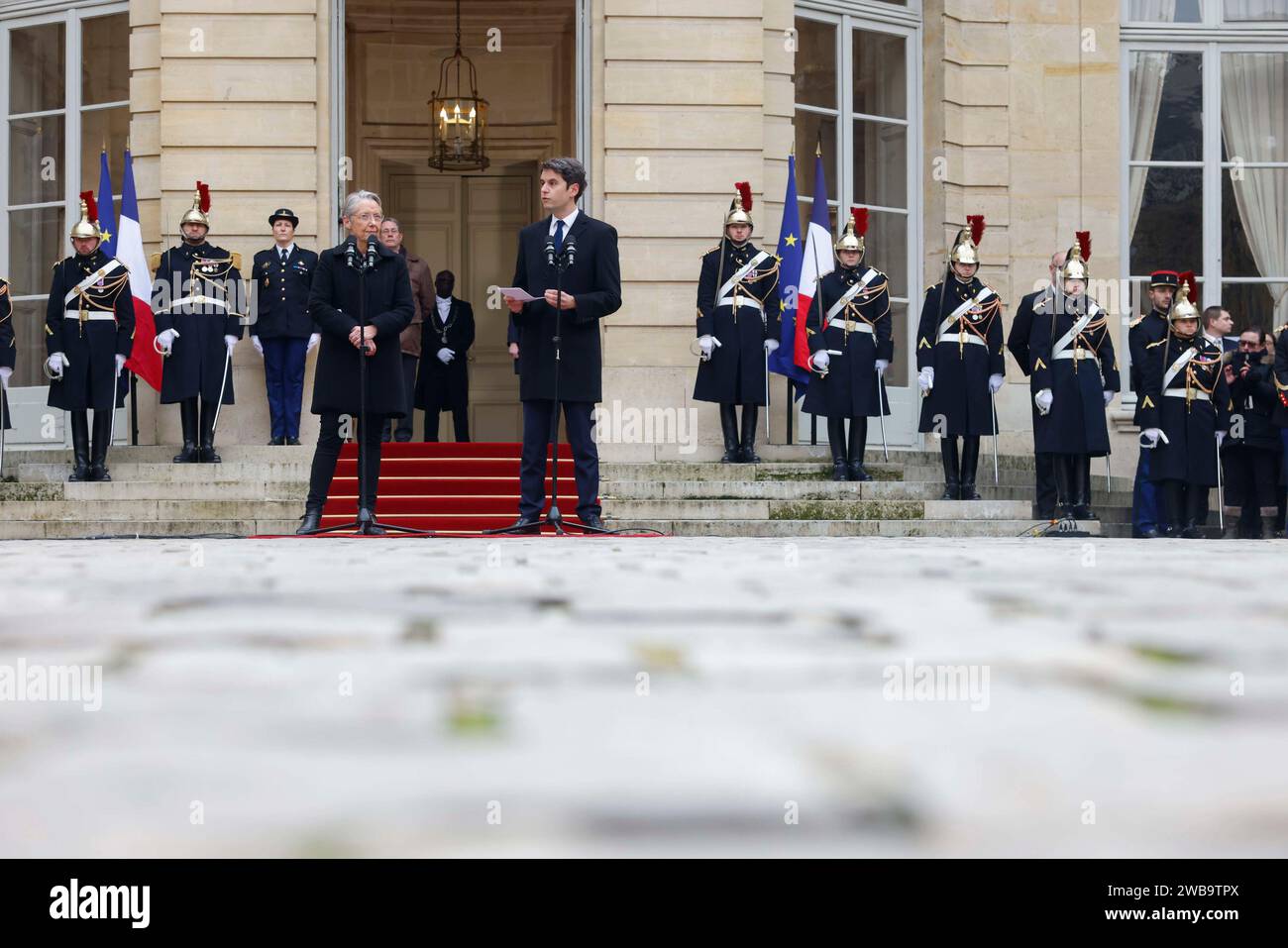 Paris, France. 09th Jan, 2024. © PHOTOPQR/LE PARISIEN/olivier corsan