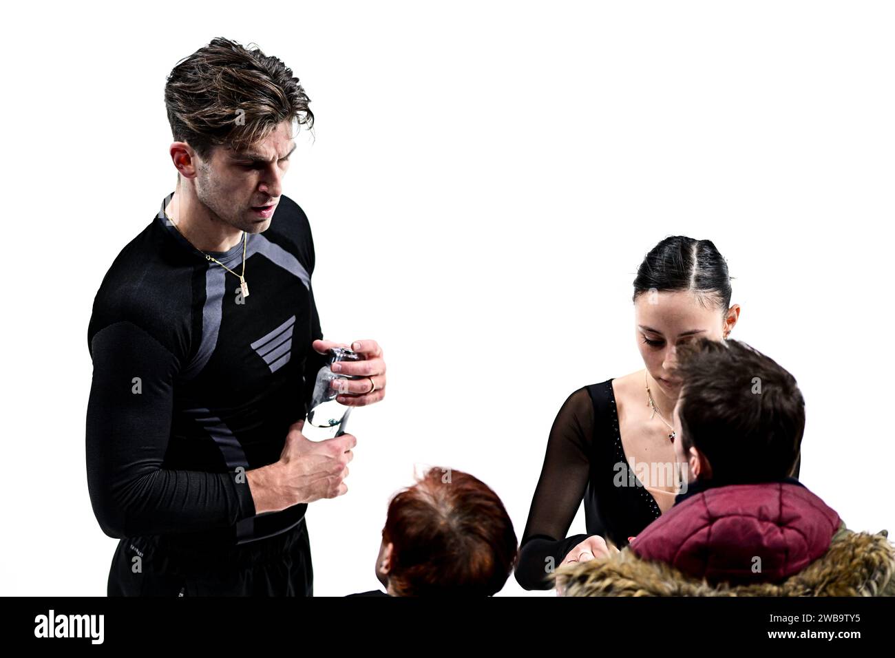 Lucrezia BECCARI & Matteo GUARISE (ITA), during Pairs Practice, at the ...