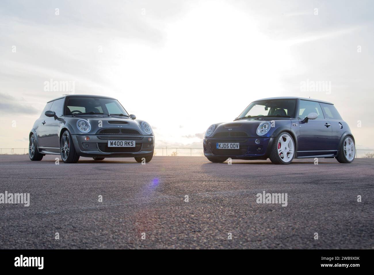 R53 Mini Cooper S, modern classic small British car Stock Photo - Alamy