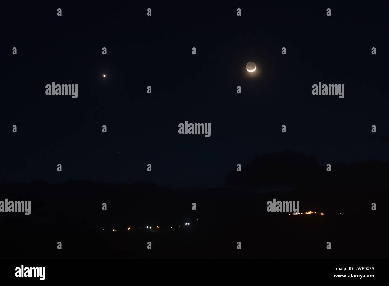 Night sky jupiter moon hi-res stock photography and images - Alamy