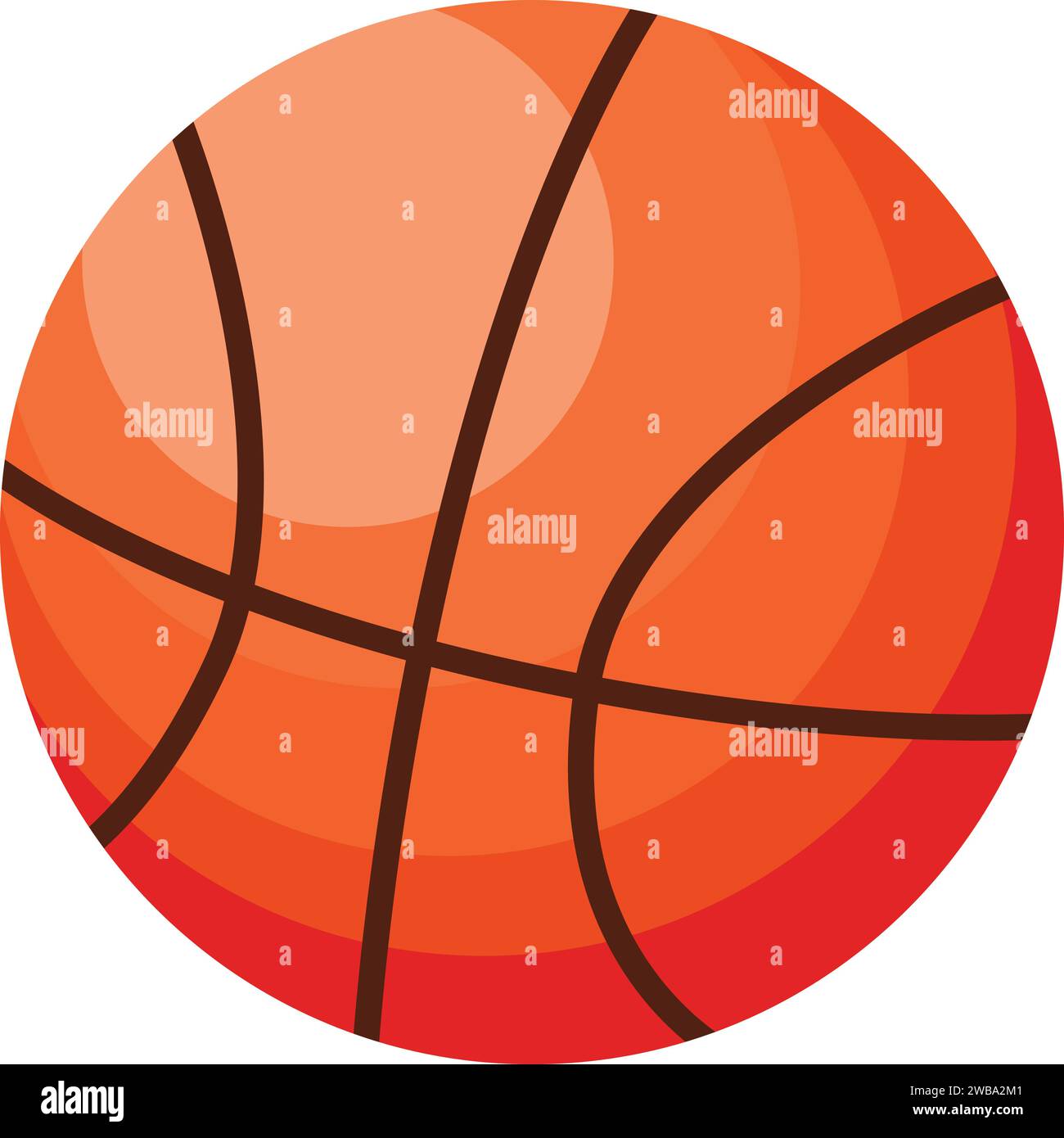 Basketball ball icon cartoon vector. Center play Stock Vector