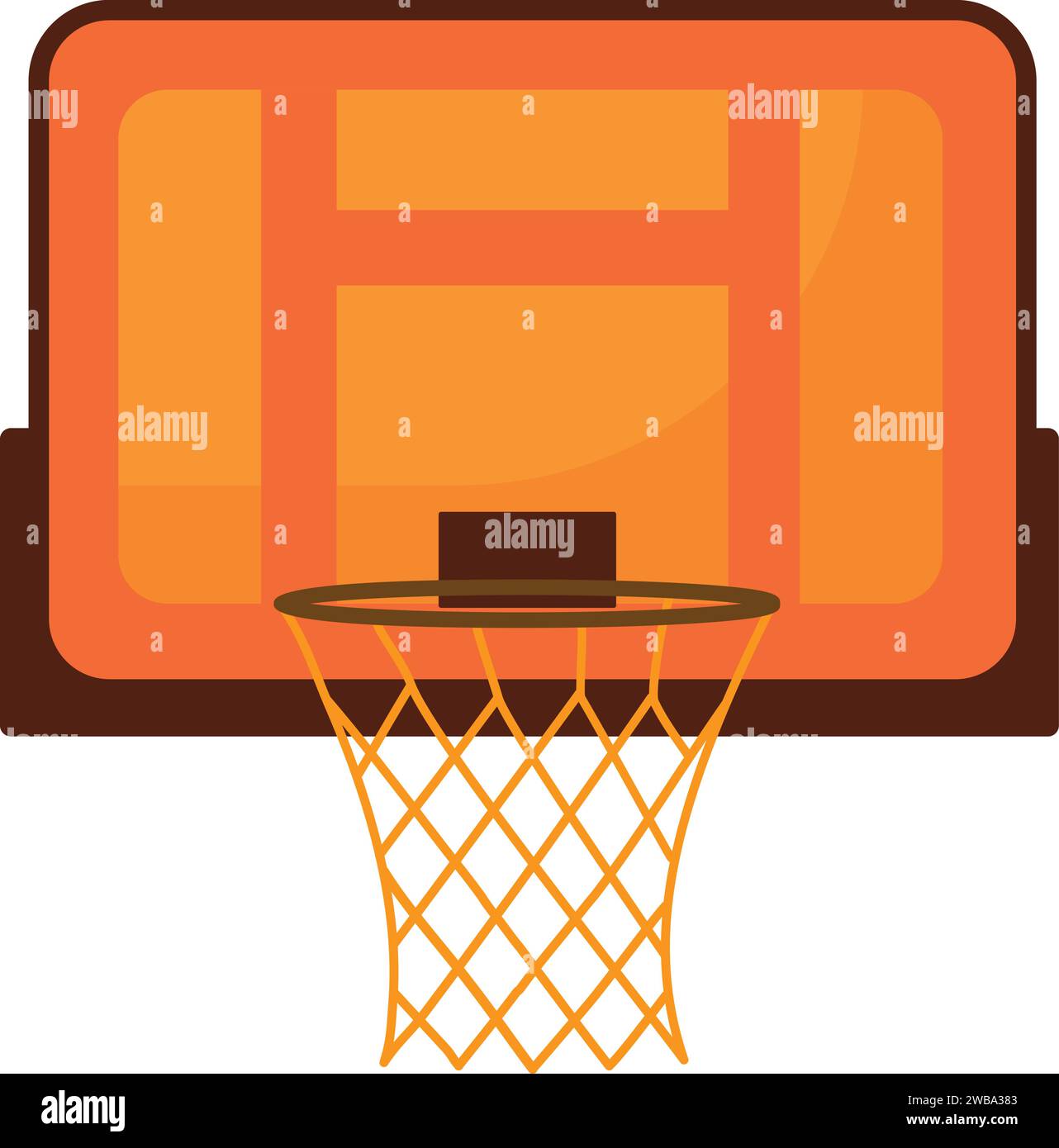 Basketball board icon cartoon vector. Court player game Stock Vector