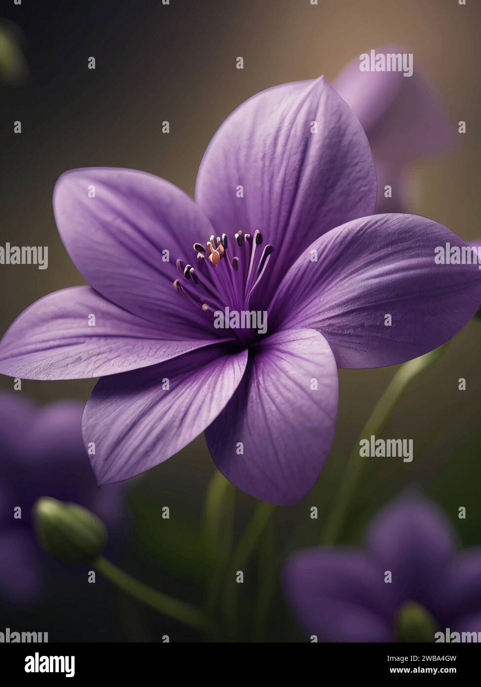 Beautiful Purple Lilac Flowers in Bloom Stock Vector Image & Art Alamy