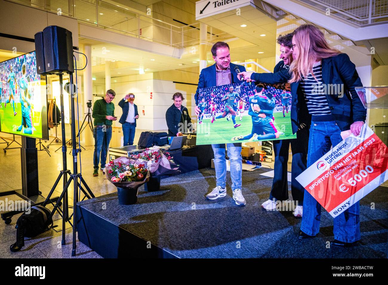 Tom Bode during the presentation of the Sports Photo of the Year. ANP ...