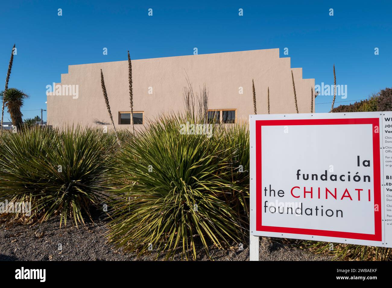 Chinati Foundation in Marfa Texas Stock Photo - Alamy